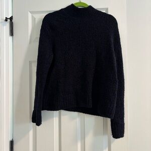 Vince Navy Blue Cowl Neck Sweater